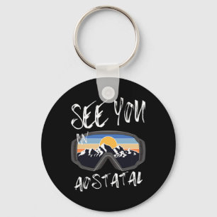 See You In Aoss Breastl Hiking Italy Vacation Ski Key Ring
