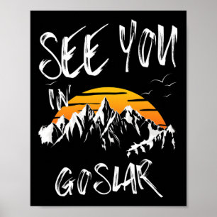 See You In Goslar Germany Vacation Ski Poster
