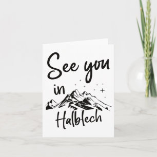 See You In Halblech Germany Vacation Ski  Card