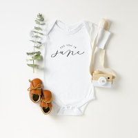 See You In June Pregnancy Announcement