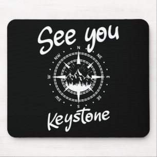 See You In Keystone Usa Vacation Ski Comp Mouse Pad