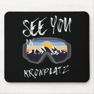 See You In Kronplatz Hiking Italy Vacation Ski Gog Mouse Pad