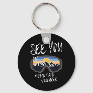 See You In Mountain Village Colorado Vacation Ski Key Ring