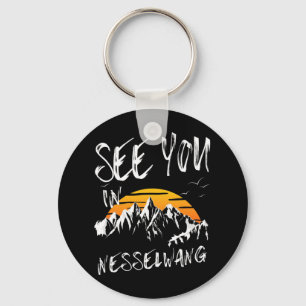 See You In Nesselwang Germany Vacation Ski Key Ring