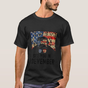 See You In Roevember Messy Bun USA 1 T-Shirt