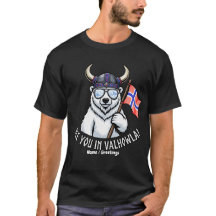 See You In Valhowla Funny Viking Polar Bear 