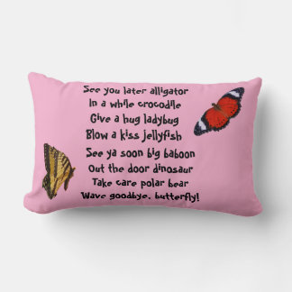 SEE YOU LATER ALLIGATOR LUMBAR CUSHION
