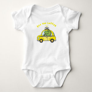 See You Later Dinosaur Taxi Baby Bodysuit