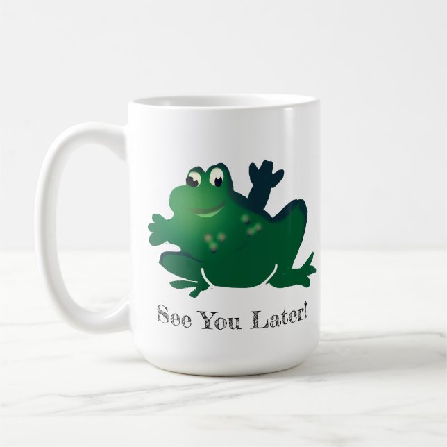 See You Later Frog Coffee Mug (Left)