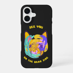 See You on the Bark Side Dog Pun iPhone 16 Case