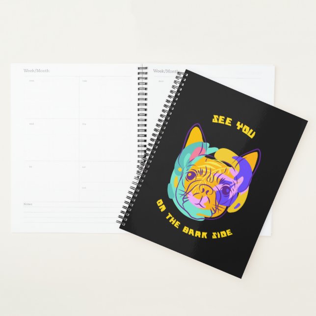 See You on the Bark Side Dog Pun Planner (Display)