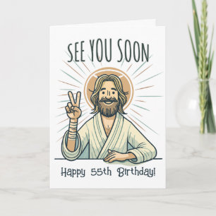"See you soon" Funny birthday card
