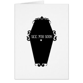 See You Soon Memento Mori Coffin Design