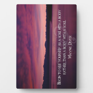 See Yourself Inspirational Photo Plaque