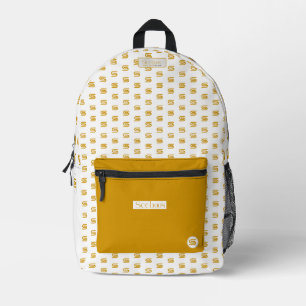 SEEBOOS  PRINTED BACKPACK