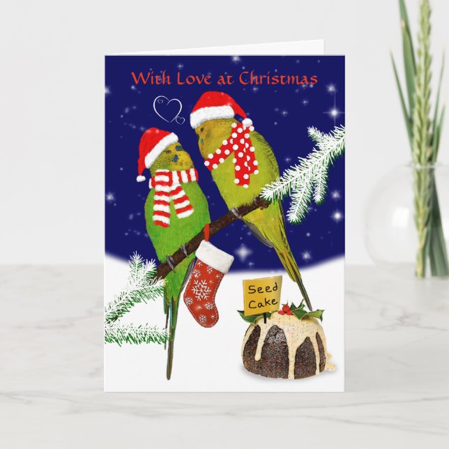 Seed Cake Christmas Card (Edit Your Own Message) (Front)
