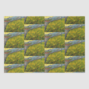 Seed Field at Sunrise by Vincent van Gogh Tissue Paper