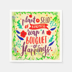 Seed of kindness napkin