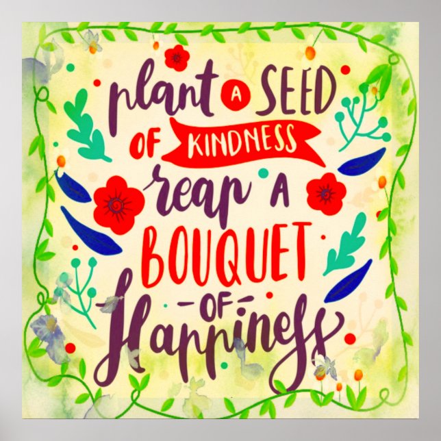 Seed of kindness poster (Front)