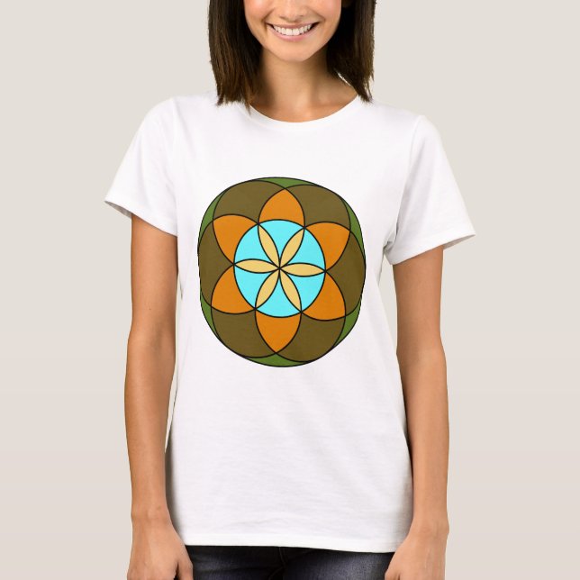 Seed of Life Earth T-Shirt (Front)