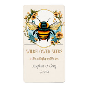 Seed Packet Labels Wedding Favours
