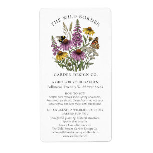 Seed Packet Labels - Wildflower Gardener Giveaway