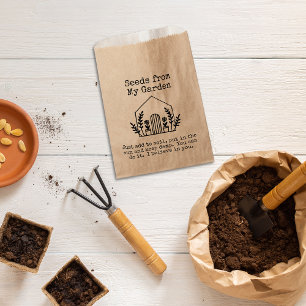 Seed Saving Paper Garden  Favour Bags