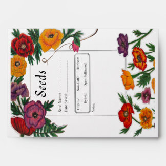 Seed Storage Packet Envelope