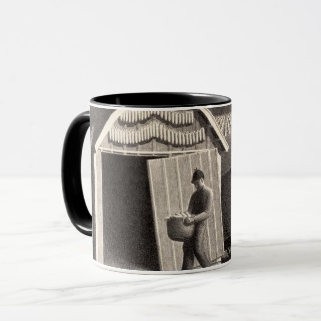 Seed Time and Harvest by Grant Wood Mug (Front Left)