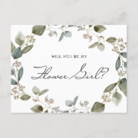 Seeded Eucalyptus Wreath Be My Flower Girl