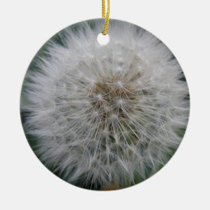 Seeding Dandelion Flower Custom Birthday Ceramic Tree Decoration