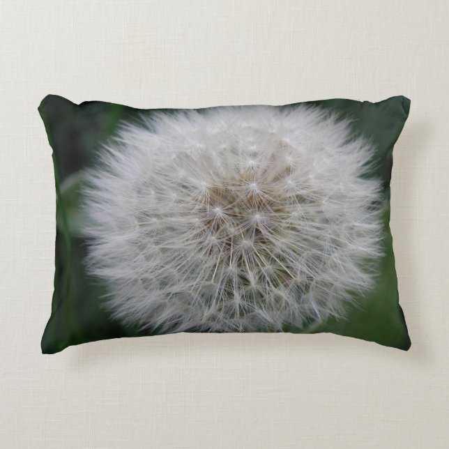 Seeding Dandelion Flower Pillow (Front)