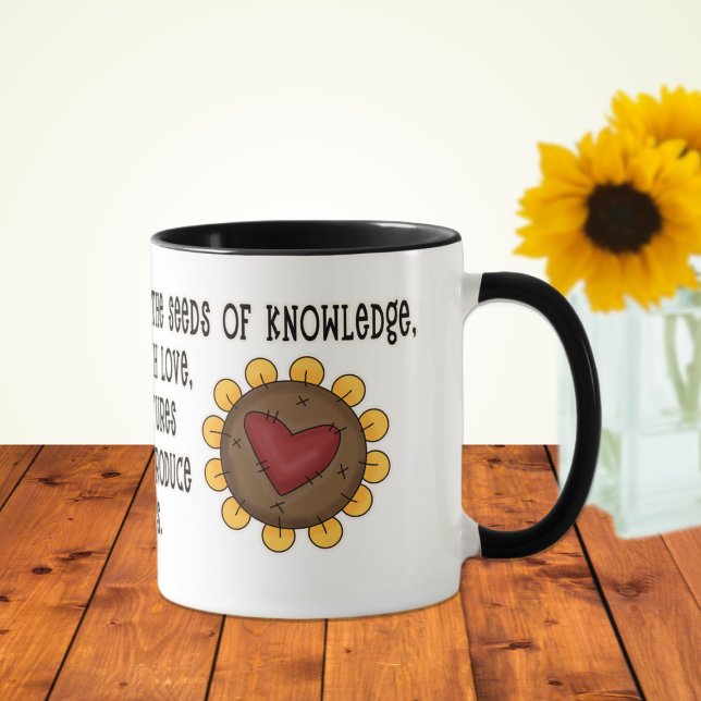 Seeds of Knowlege Teacher Appreciation Mug (Creator Uploaded)