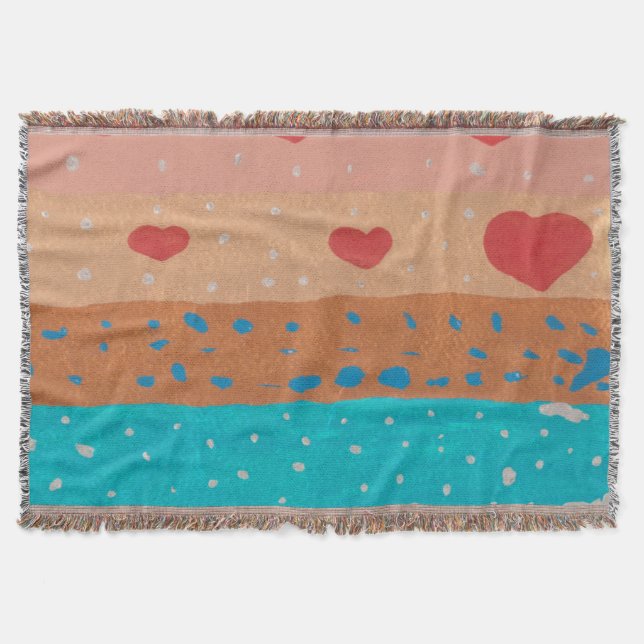 Seeds of Love Throw Blanket (Front)