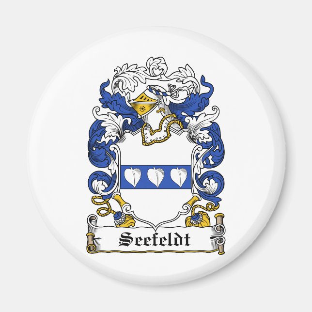 Seefeldt Family Crest Magnet (Front)