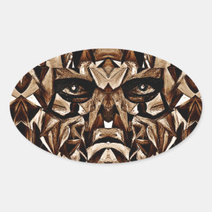 Seeing & Believing_ Oval Sticker