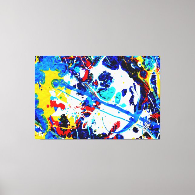 Seeing Blue Canvas Print (Front)