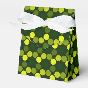 Seeing Dots Lemon Lime-Tent Favour Box