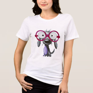 'Seeing Eye Dog' woman's t-shirt Tri-Blend Shirt
