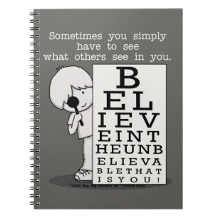 Seeing is Believing-Eye Chart Spiral Notebook