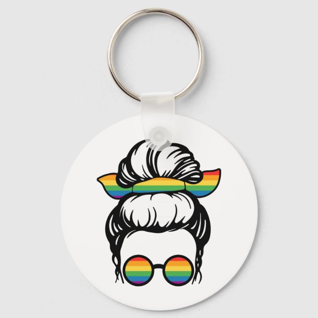 Seeing Rainbows Key Ring (Front)