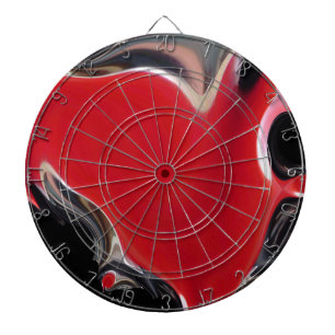 Seeing Red, Bright Red Dartboard