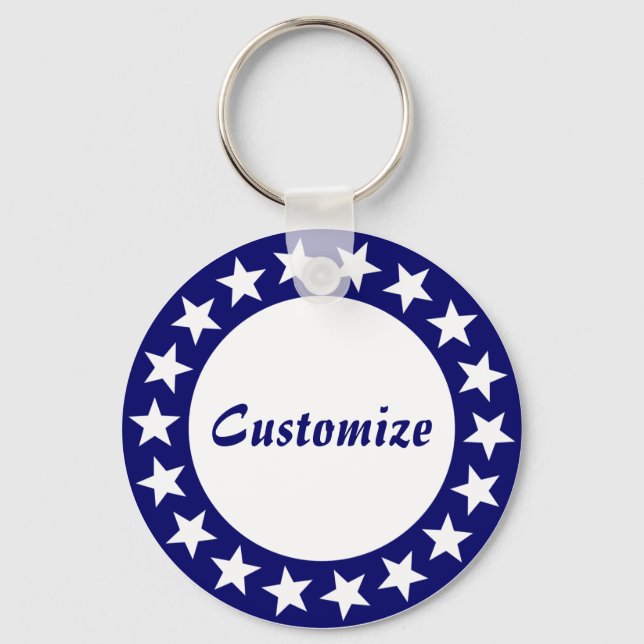 Seeing Stars Template Key Ring (Front)