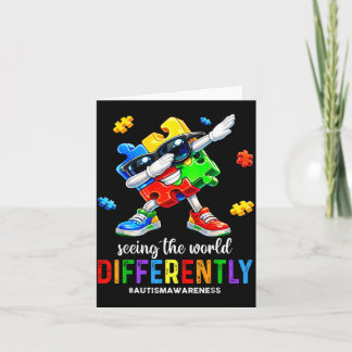Seeing The World Differently Autism Awareness Card