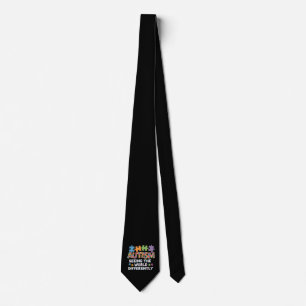 Seeing the World Differently Autism Awareness Tie