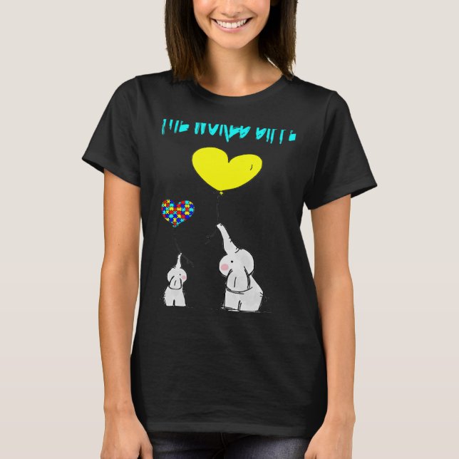 Seeing The World Differently Autism T-Shirt (Front)