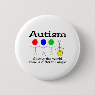 Seeing The world From A Different Angle 6 Cm Round Badge