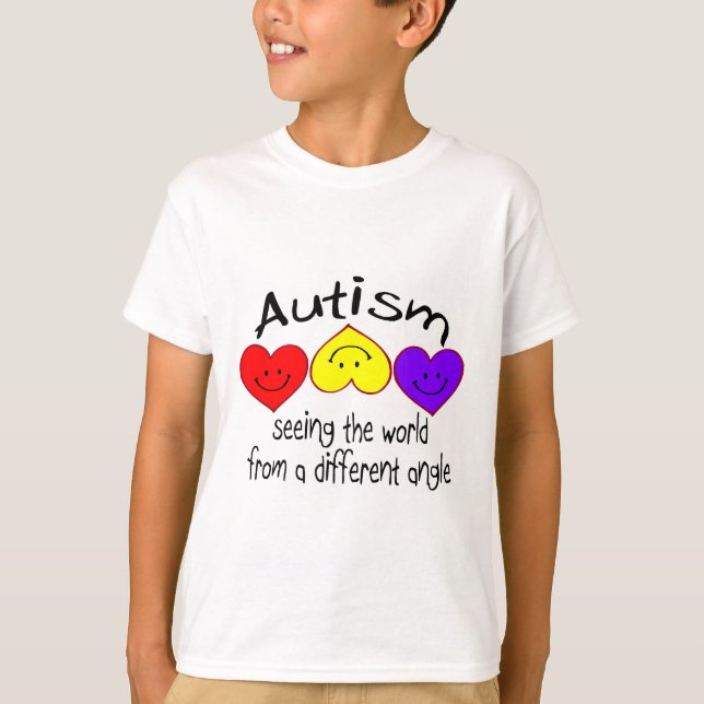 Seeing The World From A Different Angle (Hrts) T-Shirt (Front)