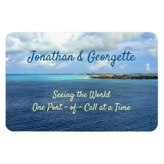 Seeing the World Stateroom Door Marker Magnet