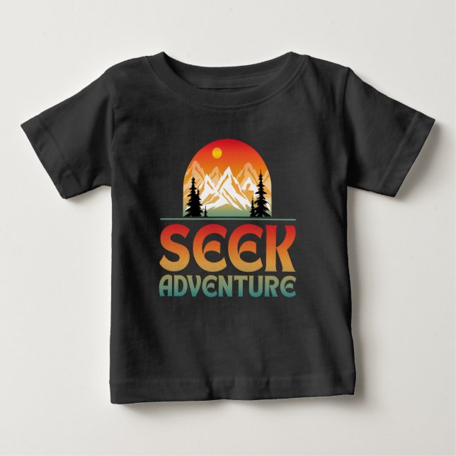 SEEK ADVENTURE BABY T-Shirt (Front)